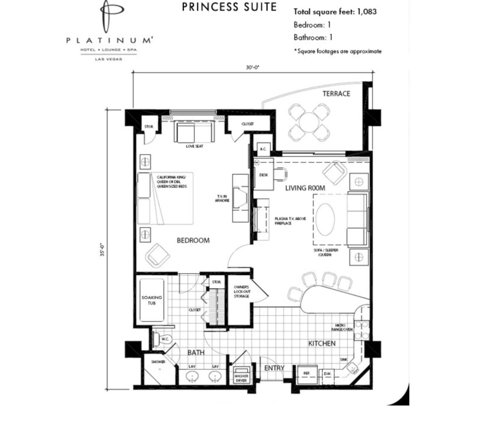 Princess Suite Platinum Hotel Las Vegas Exterior photo